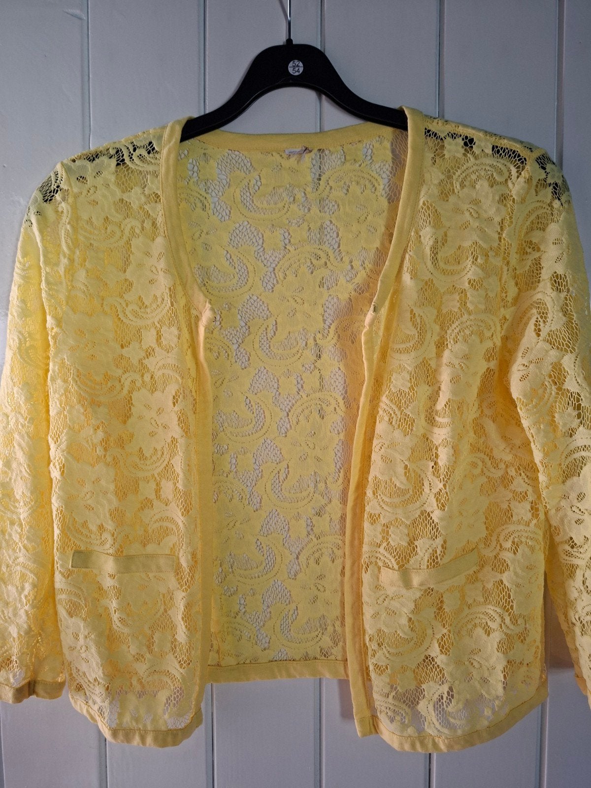 Kanten vestje, Ophalen of Verzenden, Zo goed als nieuw, Geel