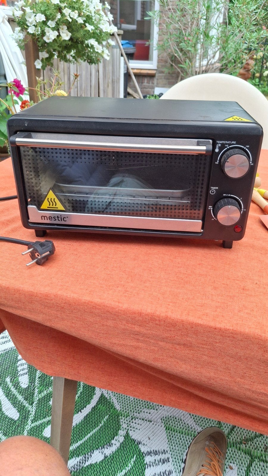 Mestic MO-80 Mini-oven 800W - Compact en Handig, Minder dan 45 cm, Minder dan 45 cm, Ophalen of Verzenden, Vrijstaand