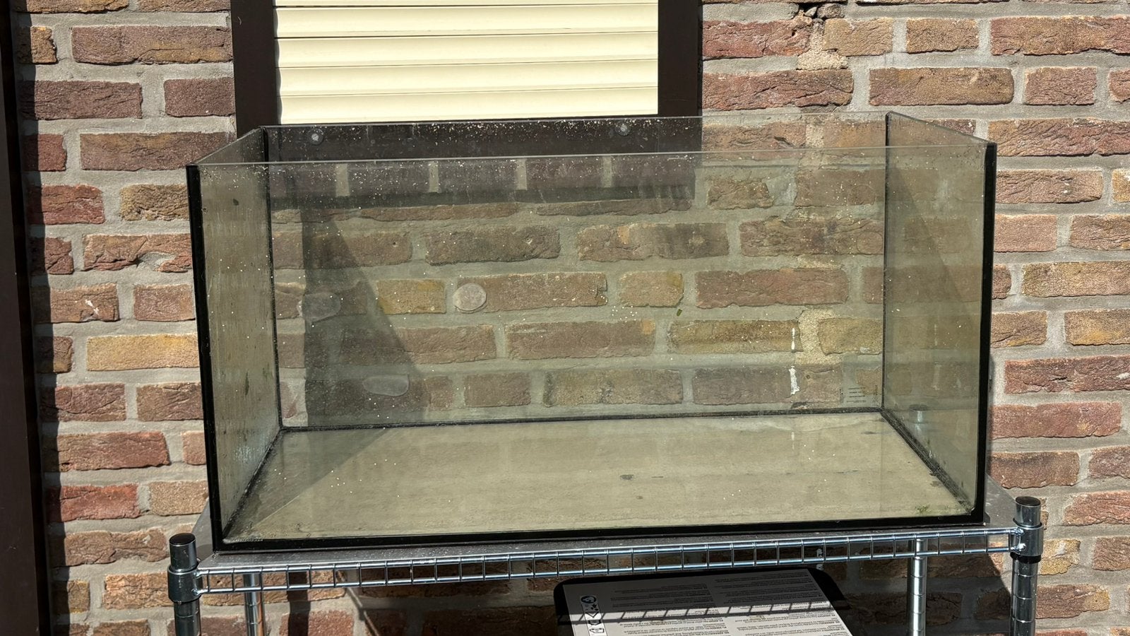 Aquarium 112 liter, Dieren en Toebehoren, Ophalen, Gebruikt, Leeg aquarium
