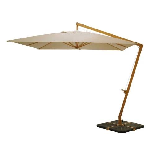 Maison du Monde Luxe Professionele Parasol Taupe Beige, Ophalen, Zo goed als nieuw, Zweefparasol