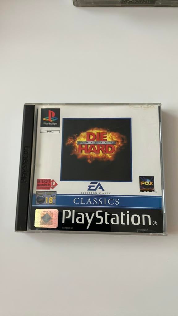 Die Hard Trilogy Classic (PS1), Avontuur en Actie, 1 speler, Ophalen of Verzenden, Zo goed als nieuw