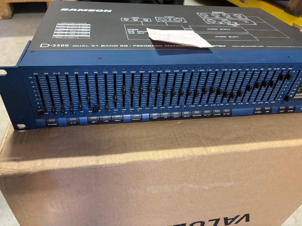Samson D2500 digitale 31-bands equalizer, Ophalen, Gebruikt, Equalizer