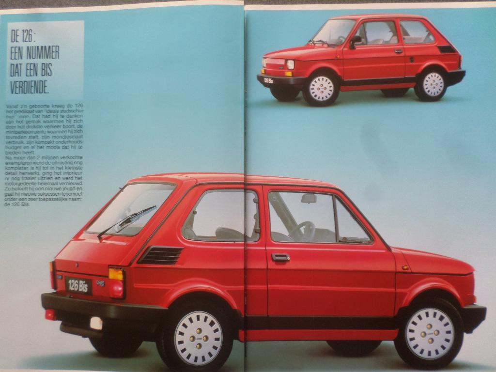 Fiat 126 bis Brochure, Ophalen of Verzenden, Zo goed als nieuw, Overige merken