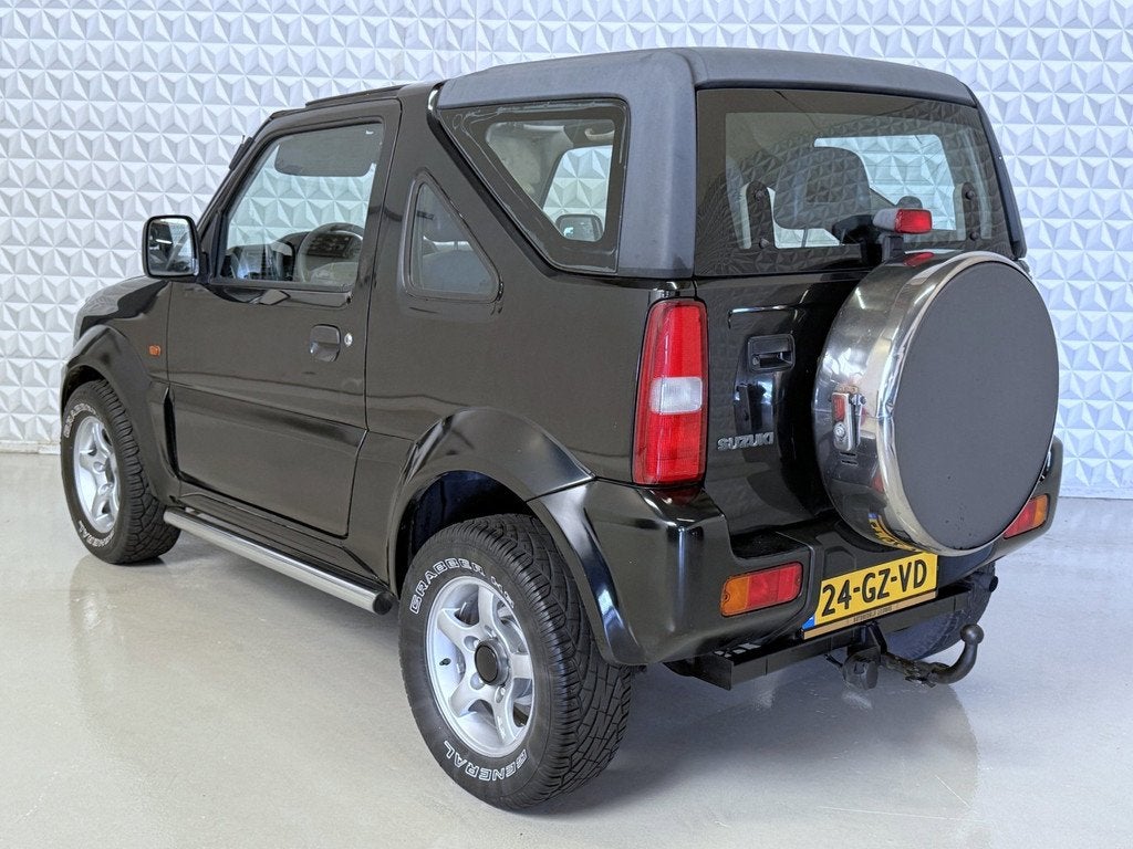 Suzuki Jimny 1.3 JLX 4WD Cabrio + Hardtop / 104.000km (2001), Euro 2, Stof, 4 cilinders, Cabriolet