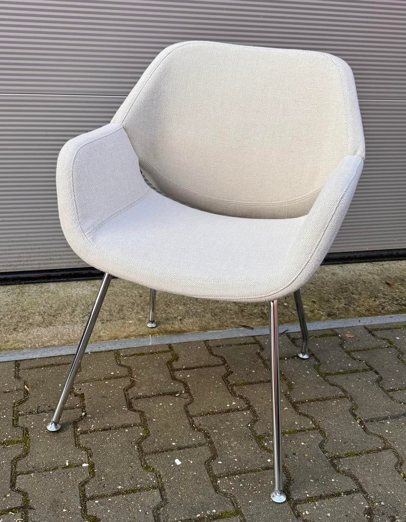 Artifort Gap stoel Khodi Feiz - kleur licht grijs - zgan, Huis en Inrichting, Stoelen, Ophalen, Luxe design, Nieuw, Nvt