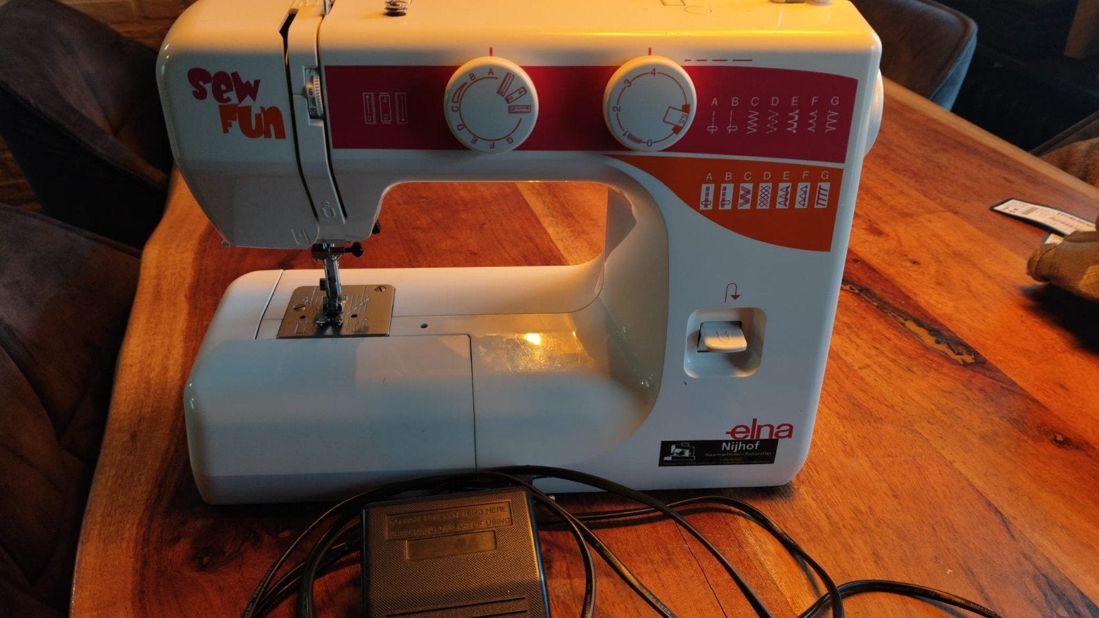 Elna Sew Fun Naaimachine, Ophalen, Gebruikt, Naaimachine, Overige merken