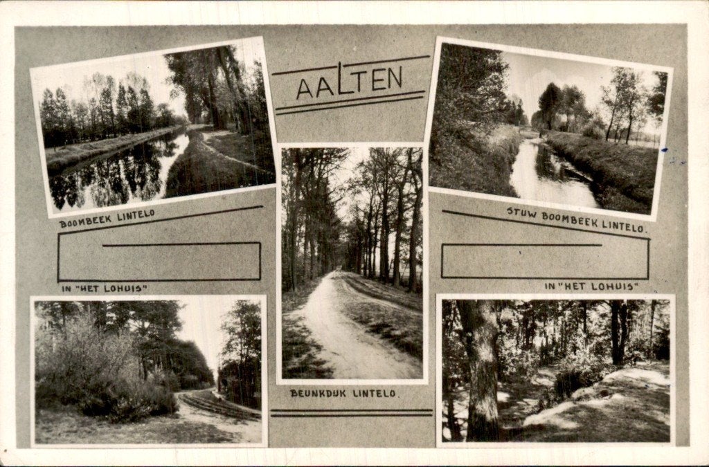 Aalten - Boombeek - Lintelo, Ophalen of Verzenden, 1940 tot 1960, Gelopen, Gelderland