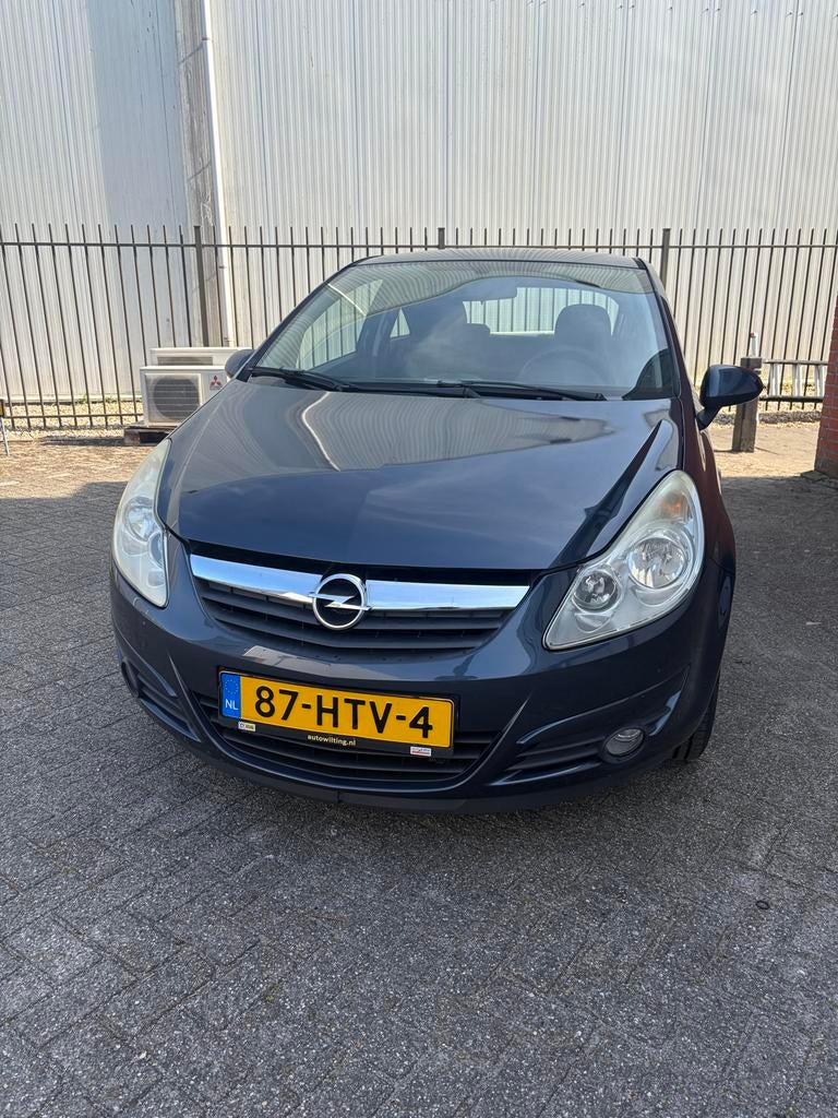 Opel Corsa 1.4 - apk 03/27, Auto's, Voorwielaandrijving, Stof, Zwart, 4 cilinders