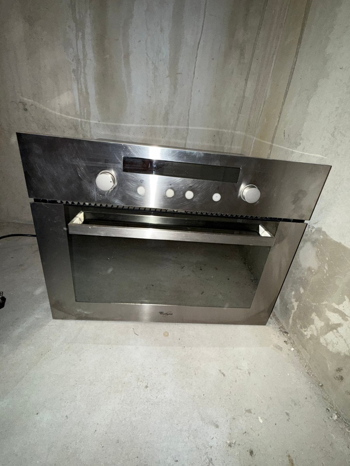 Whirlpool RVS inbouw combimagnetron / oven, Witgoed en Apparatuur, Ophalen, Zo goed als nieuw, Draaiplateau