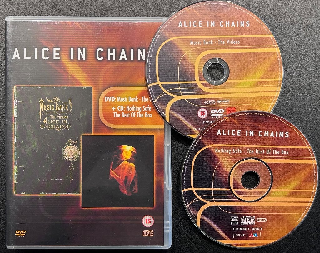 ALICE IN CHAINS - Music bank / Nothing safe ( CD & DVD ), Ophalen of Verzenden, Zo goed als nieuw, Alternative Rock