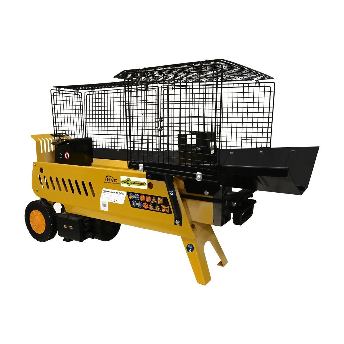 Kloofmachine 7 ton amper gebruikt, of te Huur voor 30€, Tuin en Terras, Kloofmachines, Zo goed als nieuw, Liggend, Ophalen