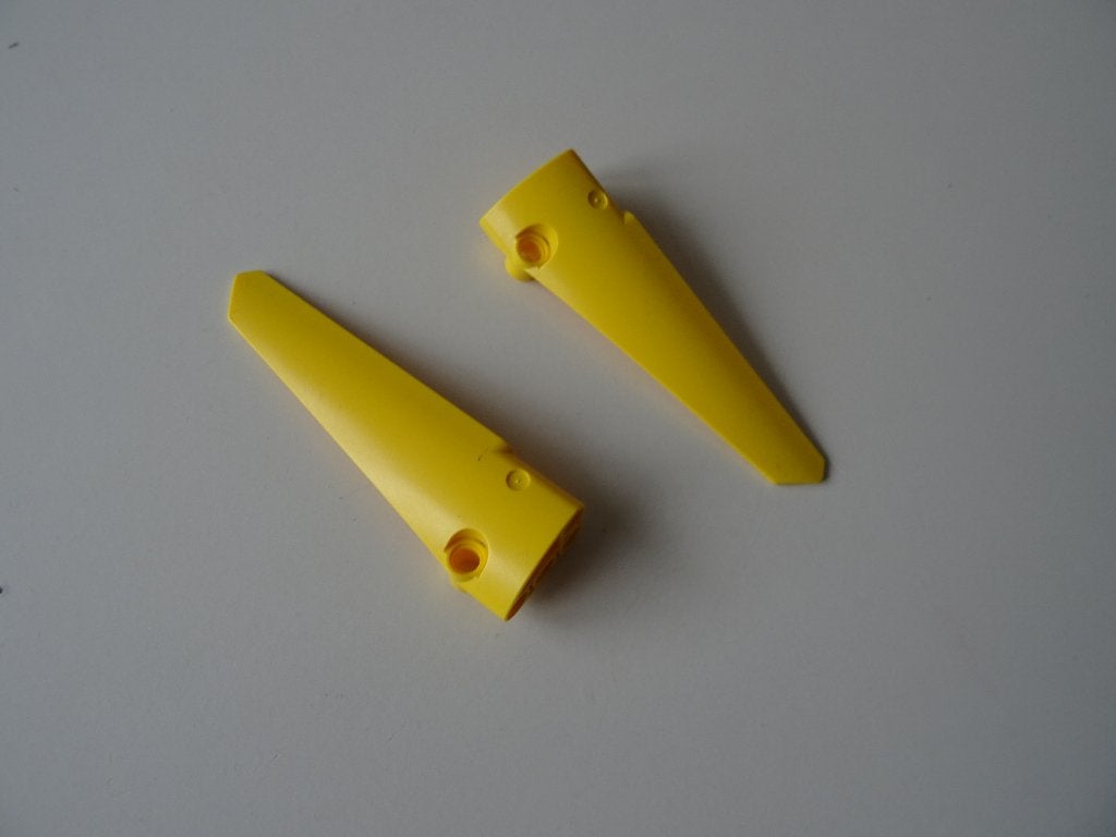 10 technic Lego paneel lang geel, Lego, Ophalen of Verzenden, Zo goed als nieuw, Technic