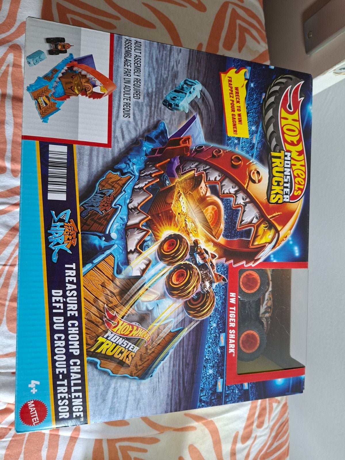 NIEUW! Hot Wheels Monster Trucks Treasure Chomp Challenge, Kinderen en Baby's, Ophalen of Verzenden, Nieuw