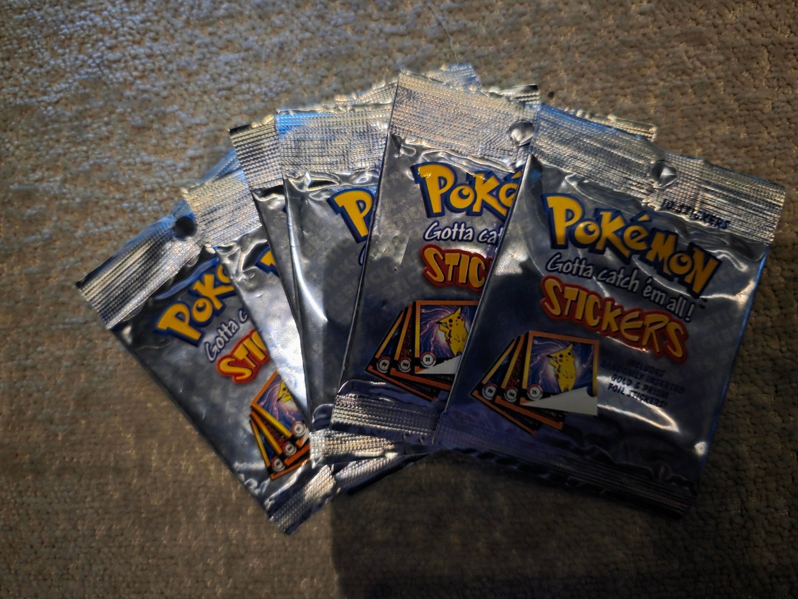 Pokemon Series 1 Sticker Pack [10 Stickers] 1999, Ophalen of Verzenden, Nieuw