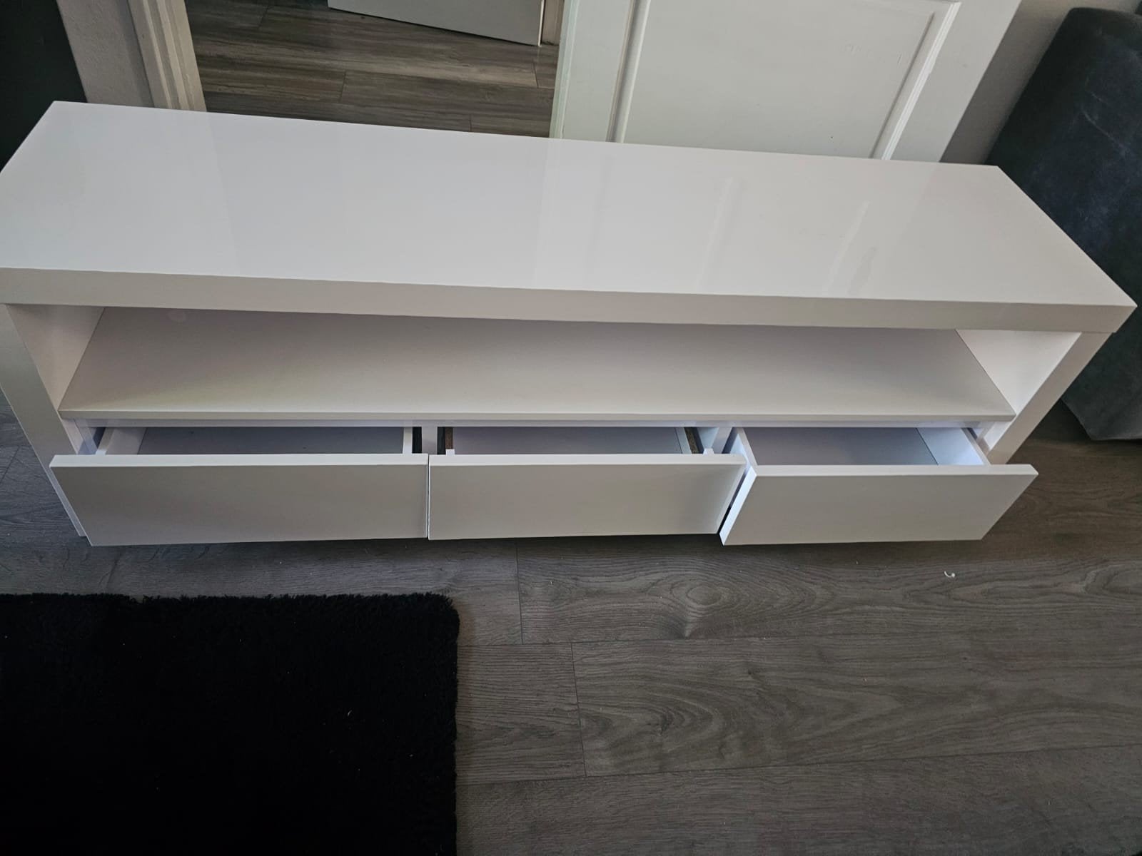 tv meubel, Ophalen