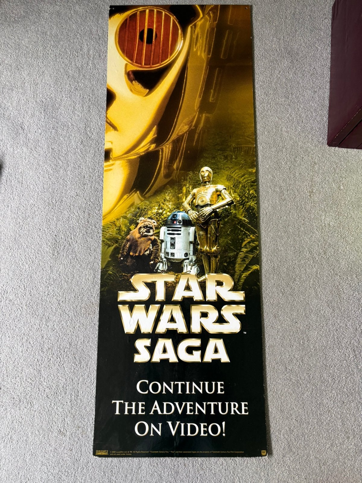 Star wars banner collectable poster, Ophalen of Verzenden, Zo goed als nieuw, Boek of Poster