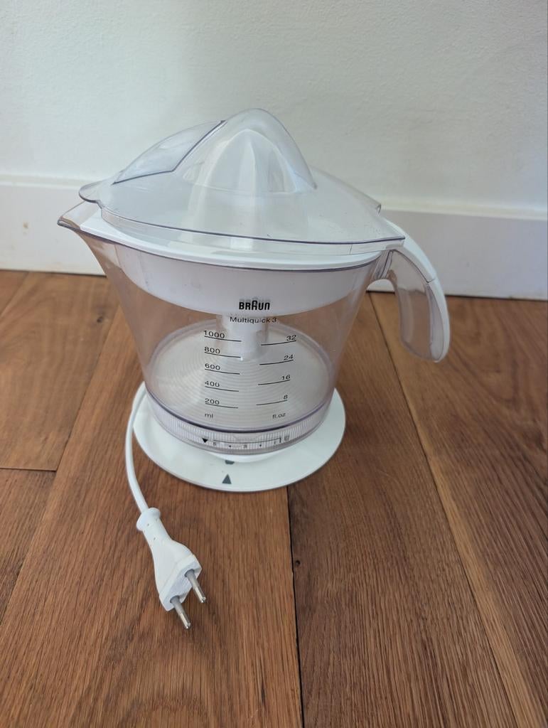 Braun Multiquick 3 Elektrische Citruspers - Vers Sap, Ophalen, Gebruikt, Elektrisch, Citruspers