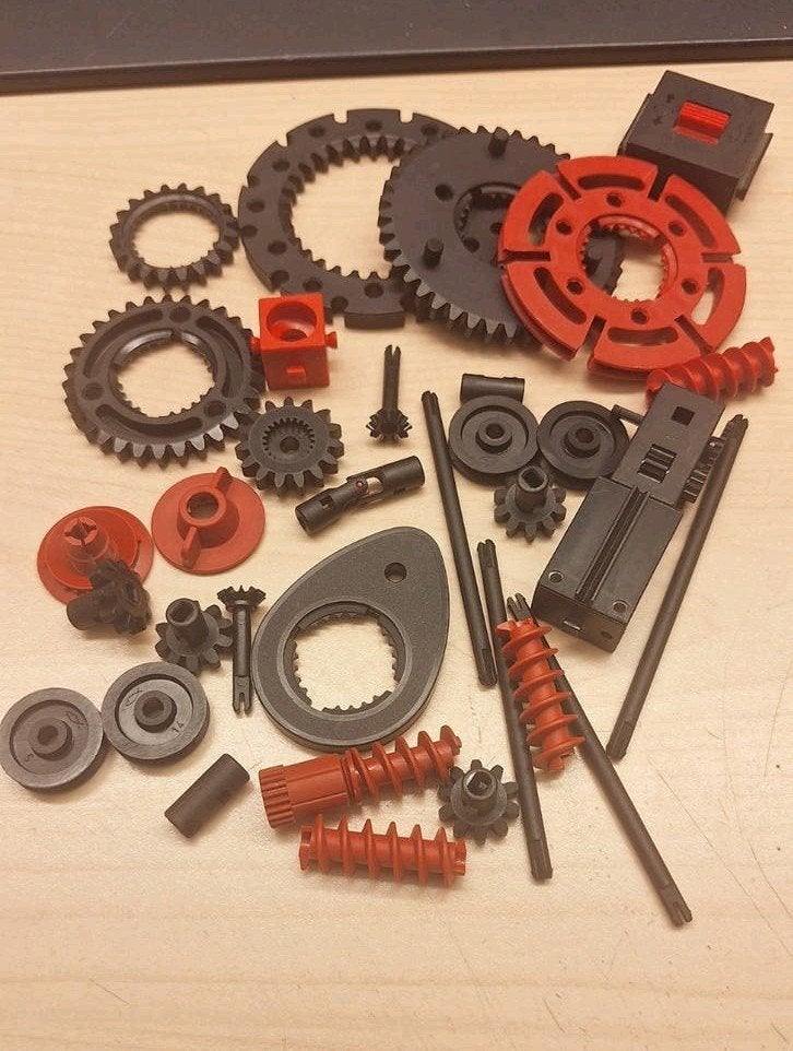 fischertechnik XS motor met accessoires, Ophalen of Verzenden, Zo goed als nieuw