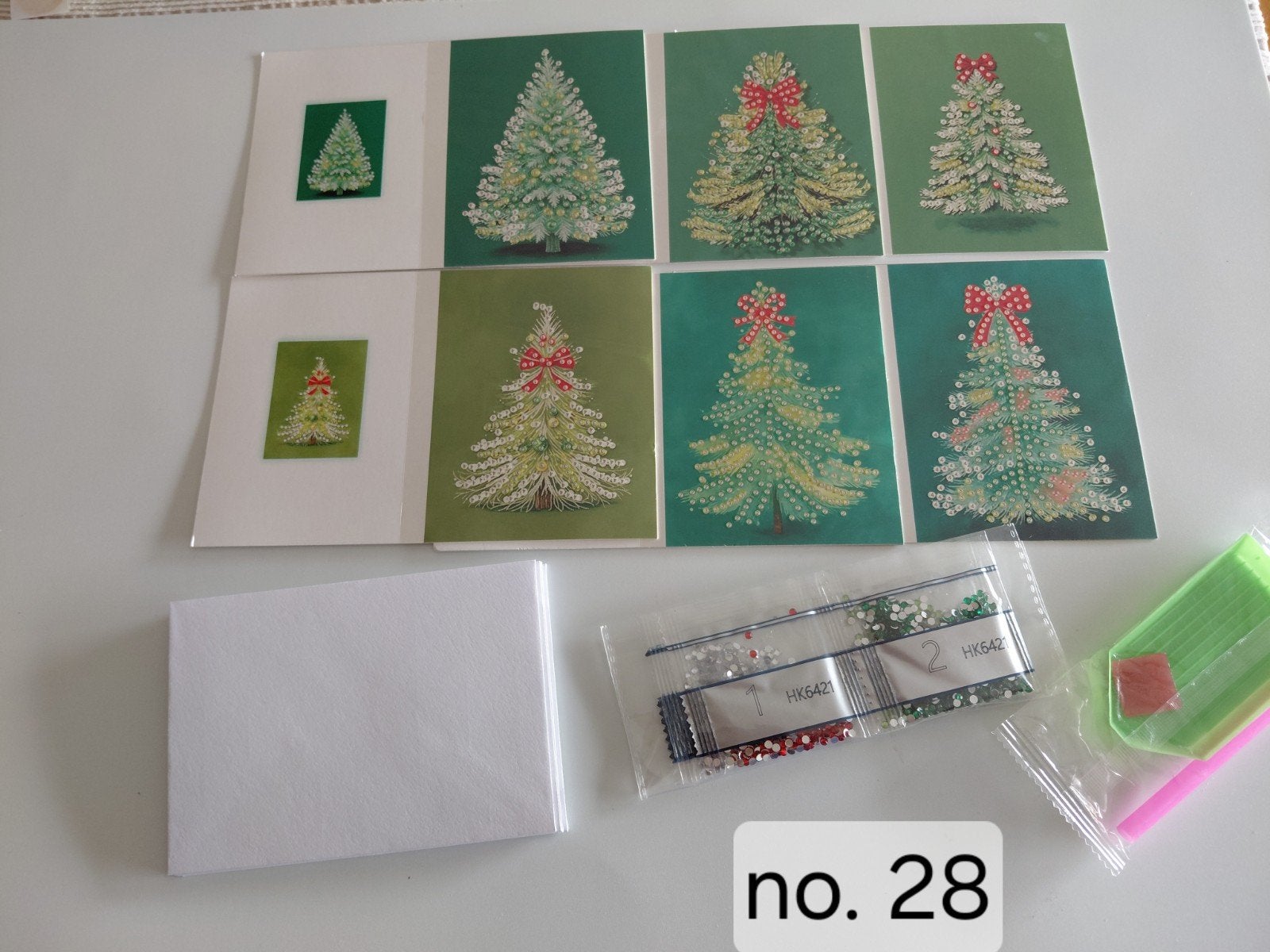 Diamond painting kerstkaarten om zelf nog te maken, Hobby en Vrije tijd, Ophalen of Verzenden, Nieuw, Kerst, Overige typen
