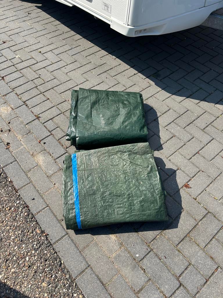 Grote en kleine tarpen, waterdicht, nieuw en gebruikt, Ophalen of Verzenden, Zo goed als nieuw