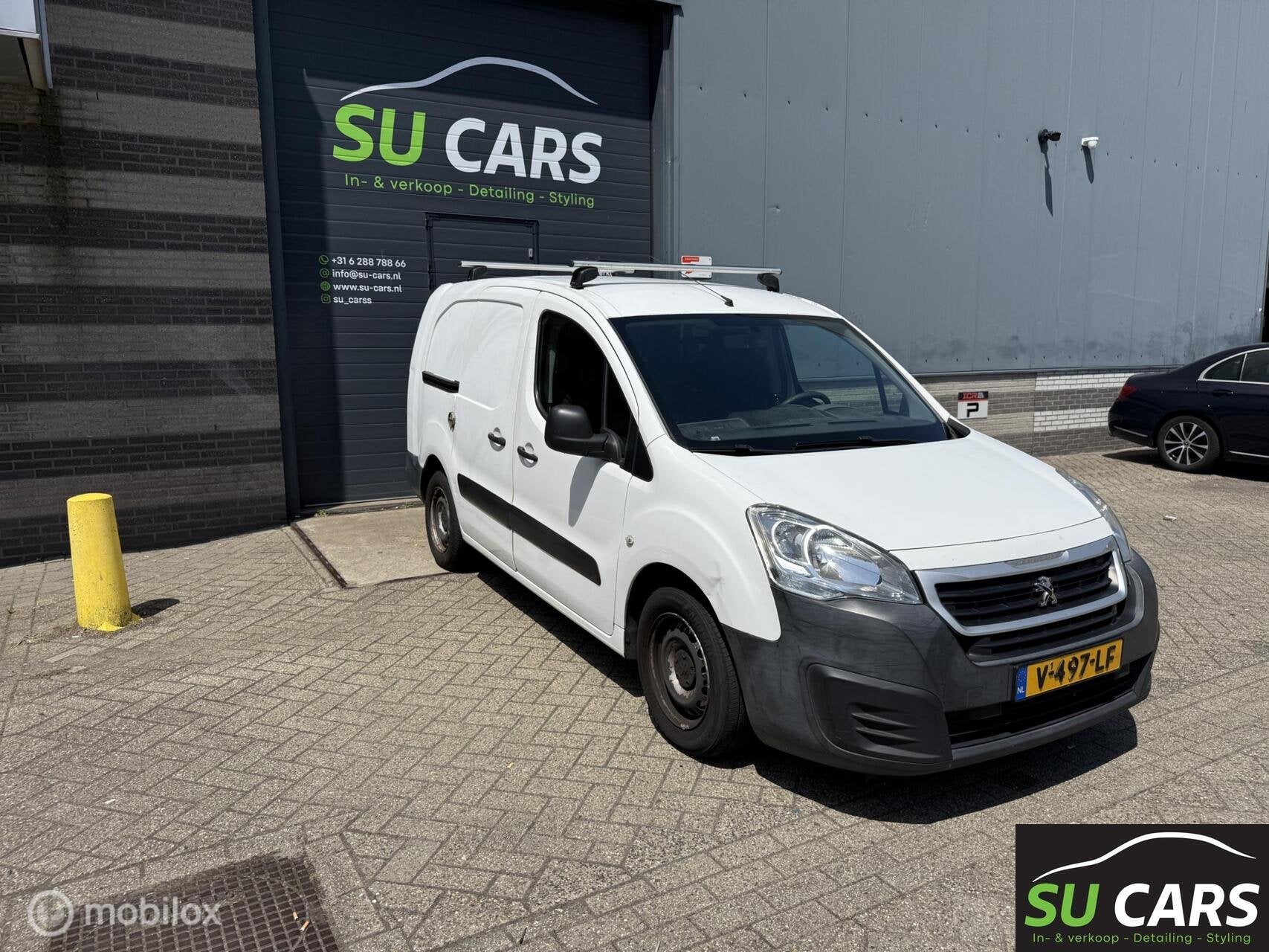 Peugeot Partner bestel 122 1.6 BlueHDi 100 L2 EURO 6, Auto's, Voorwielaandrijving, Stof, Gebruikt, 4 cilinders