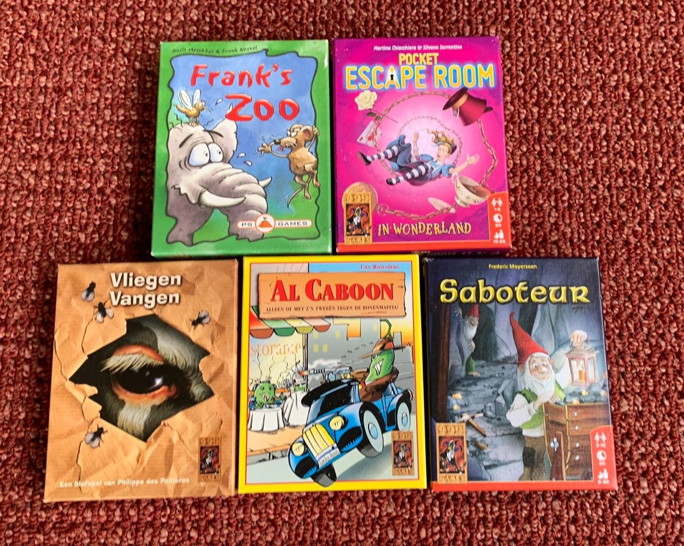 Spellenpakket kaartspellen oa Saboteur Al Caboon  999 games, Hobby en Vrije tijd, Gezelschapsspellen | Kaartspellen, Ophalen of Verzenden