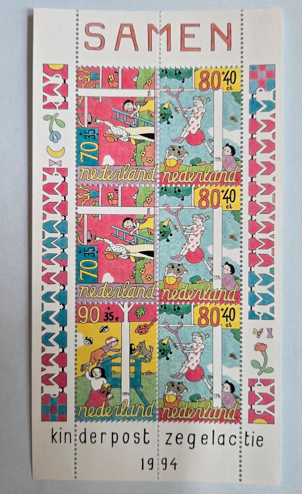 Nederlandse Postzegels: Zomerpostzegels 1995, Ophalen of Verzenden, Na 1940, Postfris