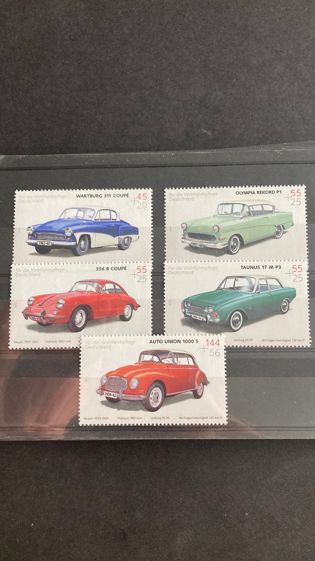 Duitsland 2362/66 auto post fris/1347, Ophalen of Verzenden, 1990 tot heden