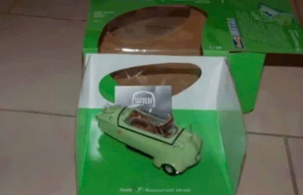 1:18 MESSERSCHMITT KR200 green Revell diecast in box WRH, Verzenden, Zo goed als nieuw, Auto, Revell
