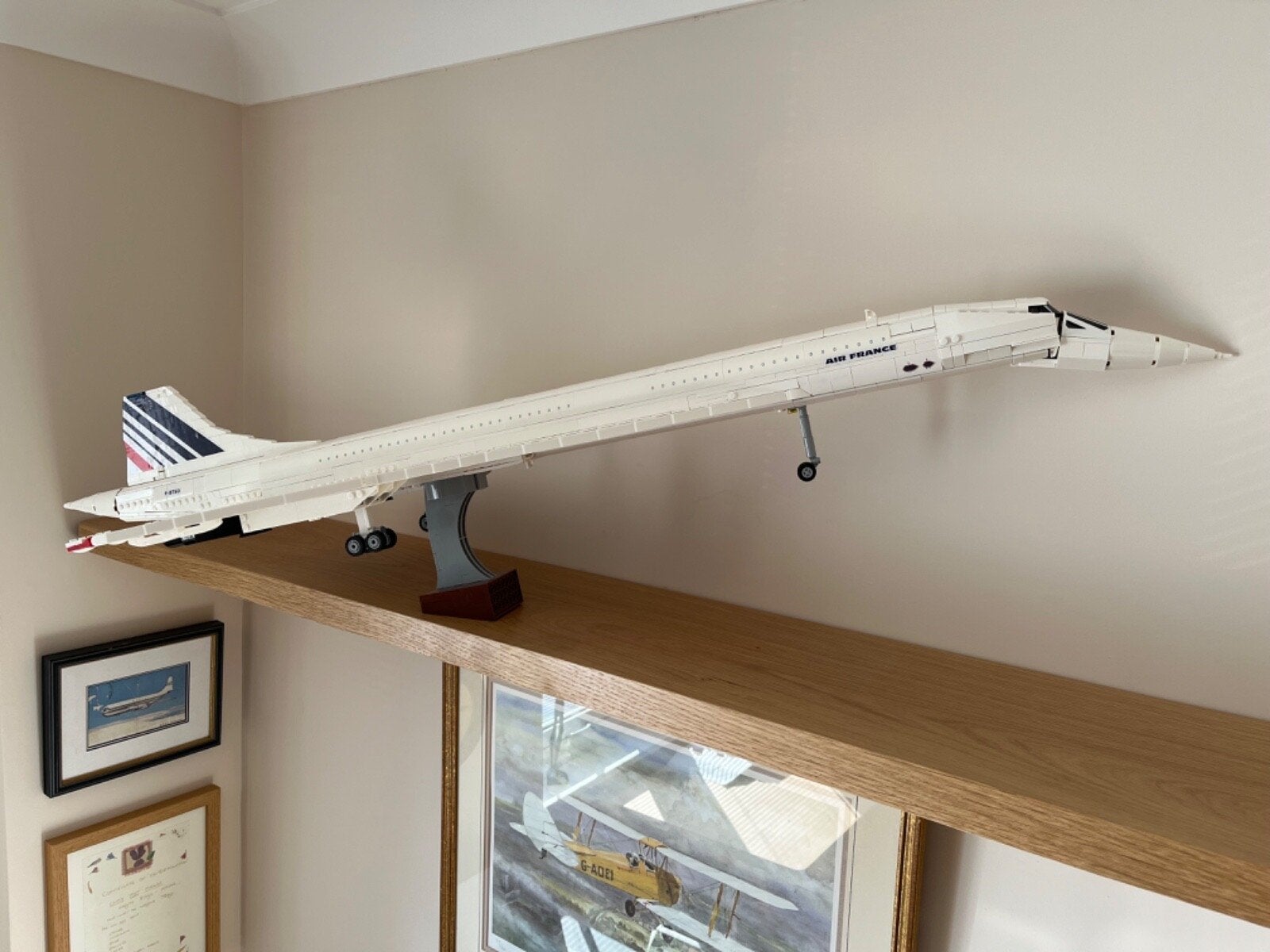 Lego Creator Expert Concorde Vliegtuigmodel 10318, Overige merken, Ophalen of Verzenden, Zo goed als nieuw, Groter dan 1:72