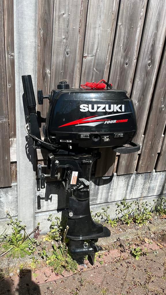 Suzuki viertakt 5pk bbm 4tact four stroke, Watersport en Boten, Ophalen, Zo goed als nieuw, Benzine, 5 tot 10 pk