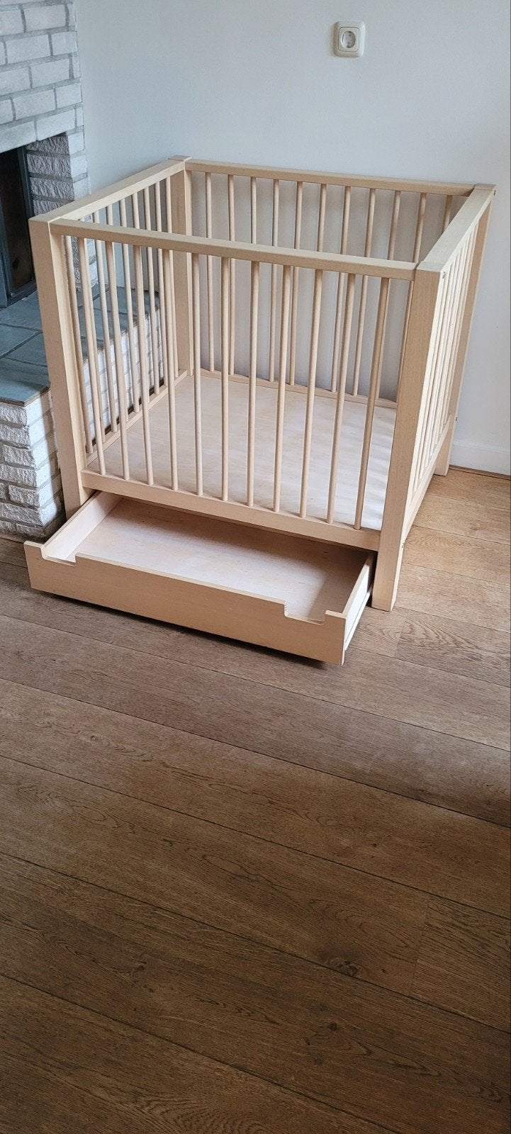 bopita blankhouten box, Ophalen, Gebruikt, Boxkleed