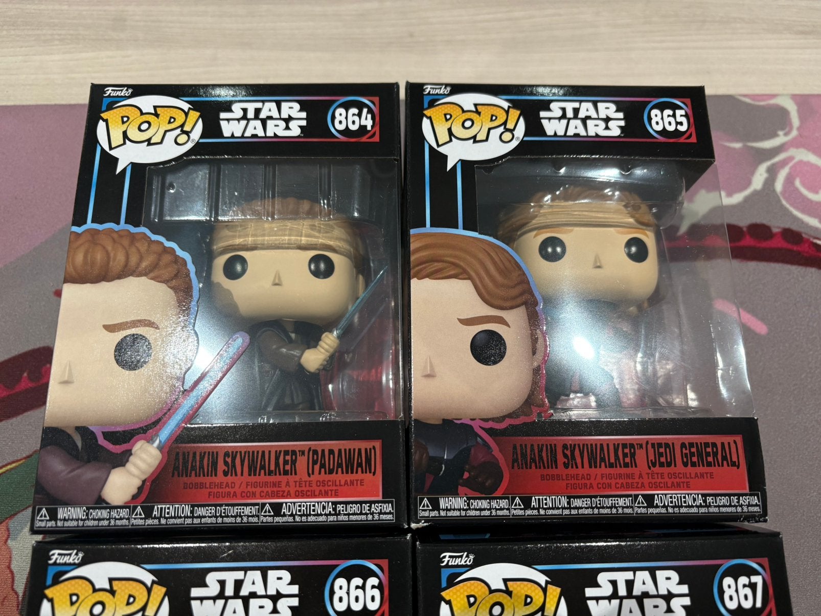 Funko Pop! Star Wars Anakin Skywalker & Darth Vader 864-867, Funko Europe, Ophalen of Verzenden, Zo goed als nieuw, 4th floor, 1 Queen Caroline St, London W6 9YN, Verenigd Koninkrijk