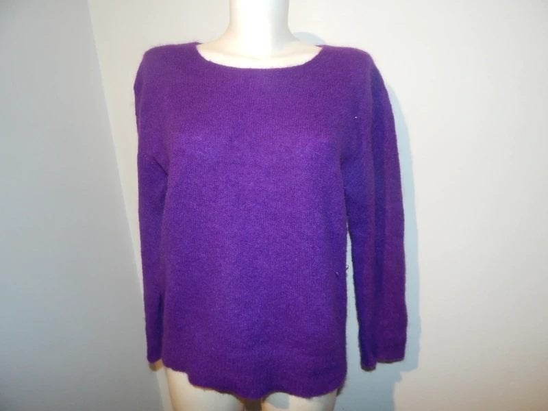 Maison Anje diep paarse trui heerlijk zacht mt L, Kleding | Dames, Maat 38/40 (M), Verzenden, Paars, Maison Anje