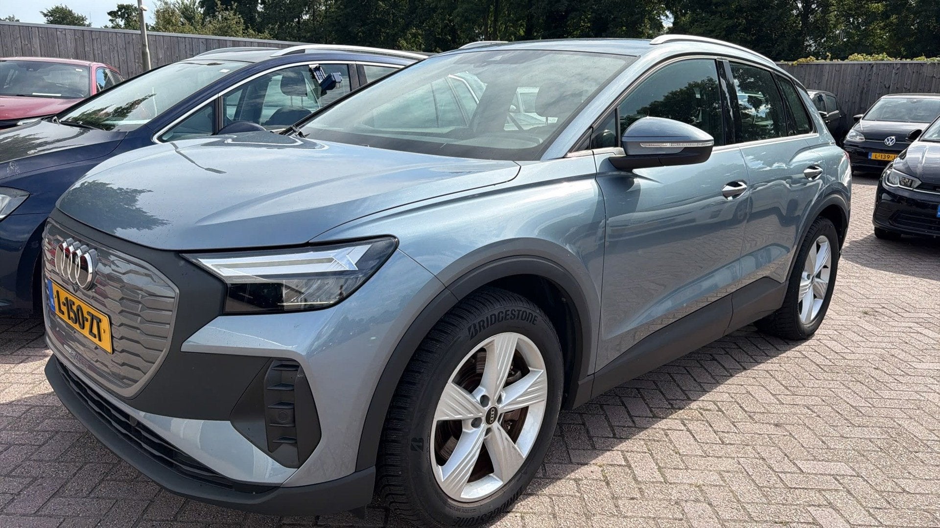 Audi Q4 e-tron 40 Launch edition 77 kWh | Automaat | Navigat, Auto's, Dealer onderhouden, Gebruikt, 520 km, Blauw