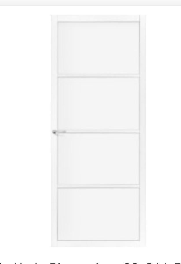2 Nieuwe binnendeuren Cando Hyde 83x211.5 Stomp, Ophalen, 80 tot 100 cm, 215 cm of meer, Binnendeur