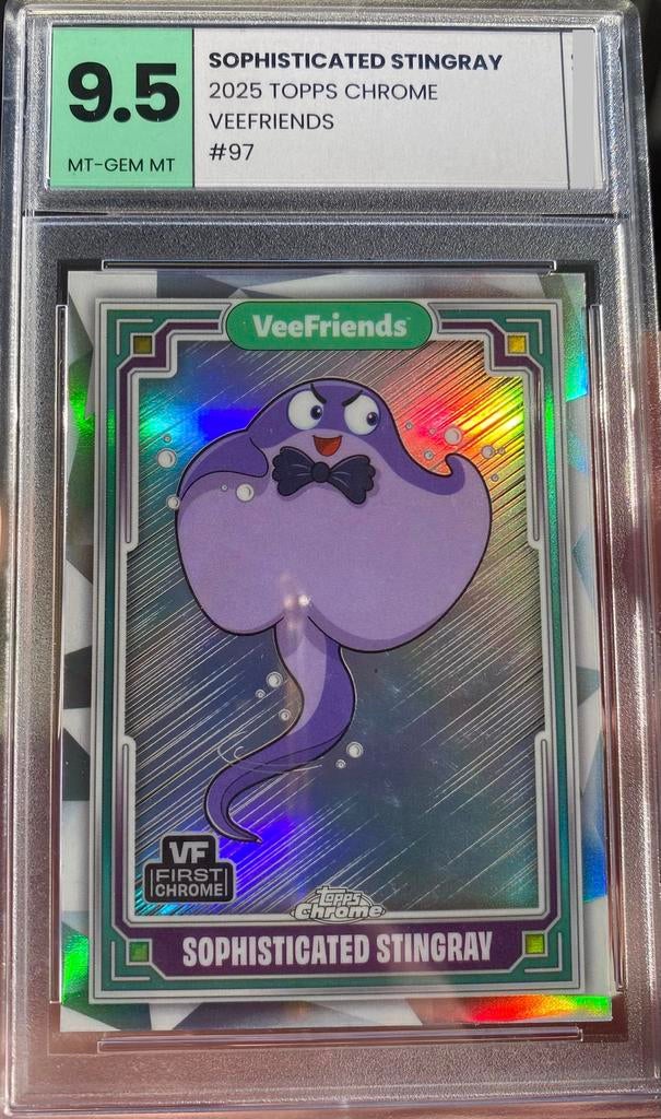 Sophisticated Stingray #97 TOPPS Chrome- Mint-Cards MINT 9,5, Verzenden, Zo goed als nieuw, Losse kaart, Foil