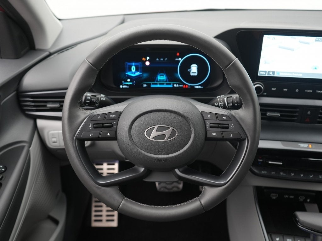 Hyundai Bayon 1.0 T-GDI Premium | Two Tone | LED | Private L, Auto's, Hyundai, 12 maanden, Stof, Gebruikt, Zwart
