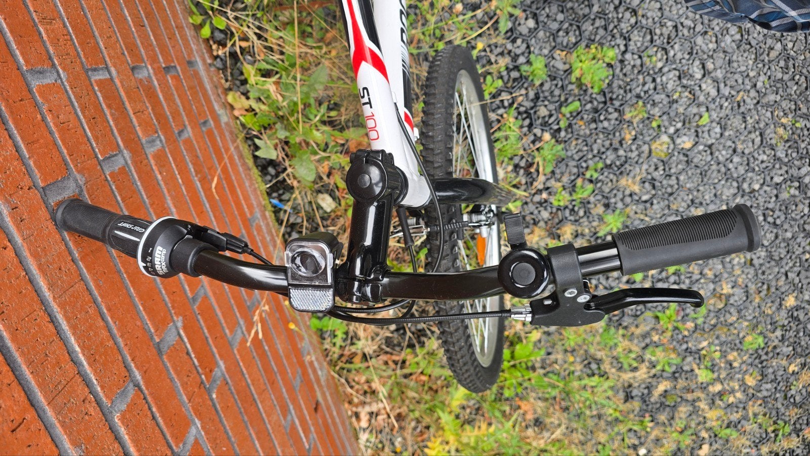 Rockrider ST100 kinderfiets - Zo goed als nieuw, Velgrem, Versnellingen, Minder dan 49 cm, Zo goed als nieuw