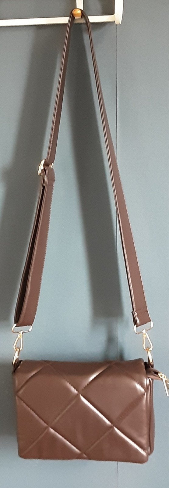 Mooie bruine schoudertas van My Jewellery, Ophalen of Verzenden, Zo goed als nieuw, Bruin, Schoudertasje