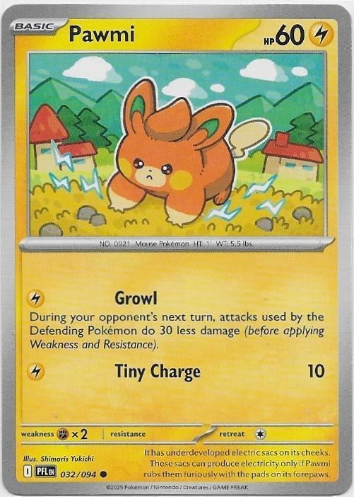 Phantasmal Flames,  Pawmi [common] 32/94, Verzenden, Nieuw, Losse kaart