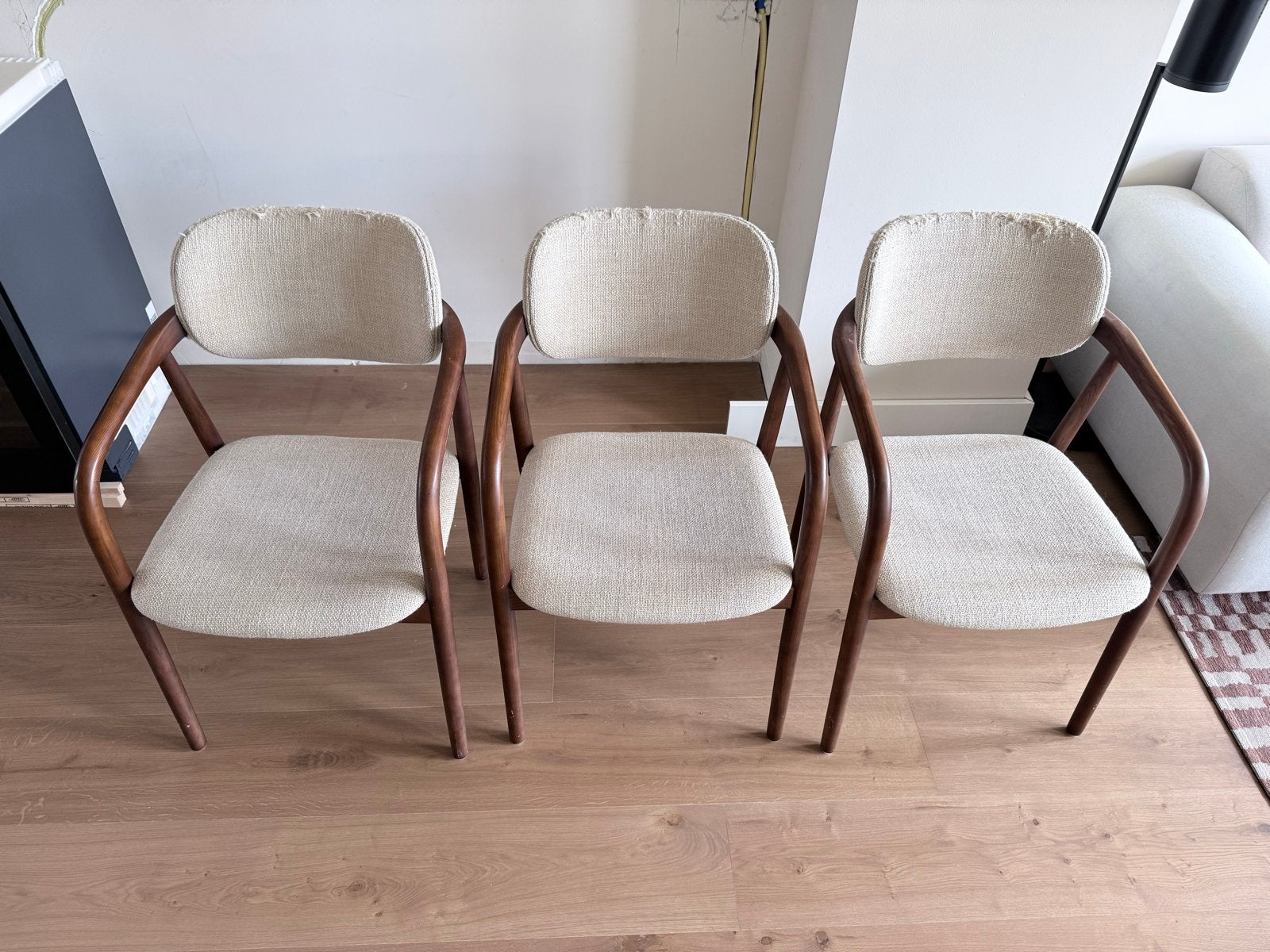 Pols Potten Henry stoelen (3x) - Gebruikt, Huis en Inrichting, Ophalen, Gebruikt, Overige kleuren, Drie