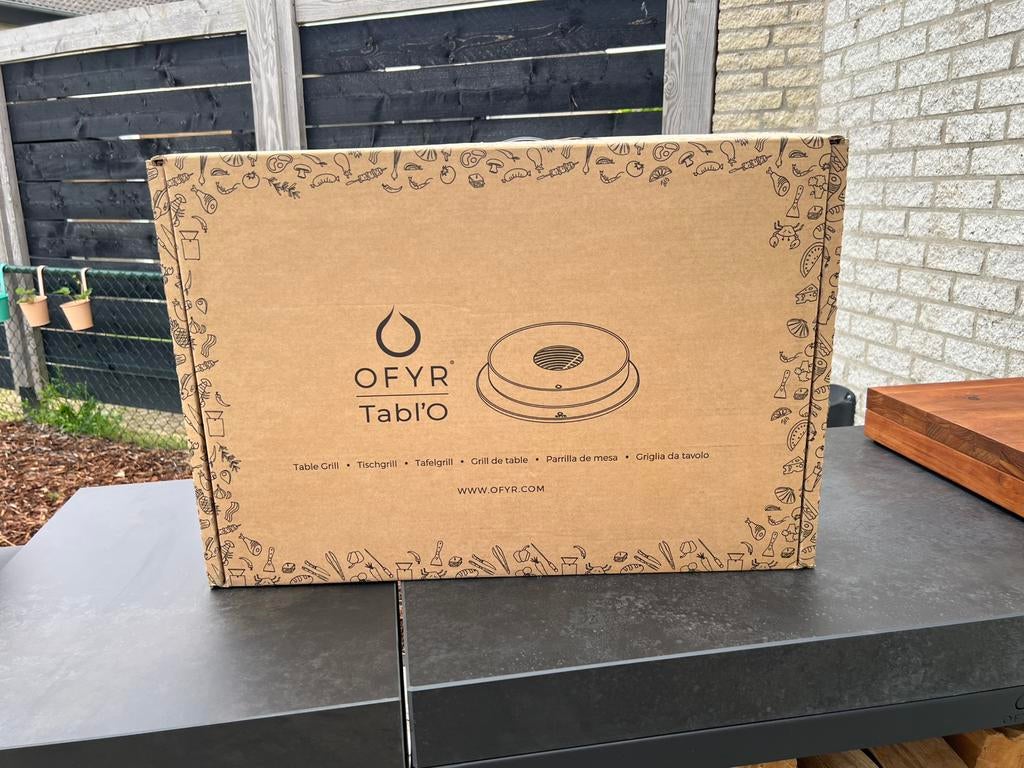 Ofyr Tabl’o nieuw in doos, Tuin en Terras, Houtskoolbarbecues, Ophalen, Nieuw