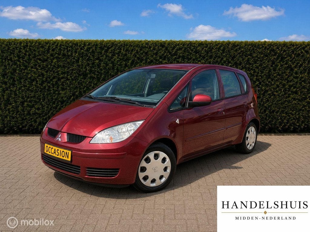 Mitsubishi Colt 1.3 AUTOMAAT Airco Stoelverwarmd Bluetooth, Stof, Gebruikt, Colt, 950 kg