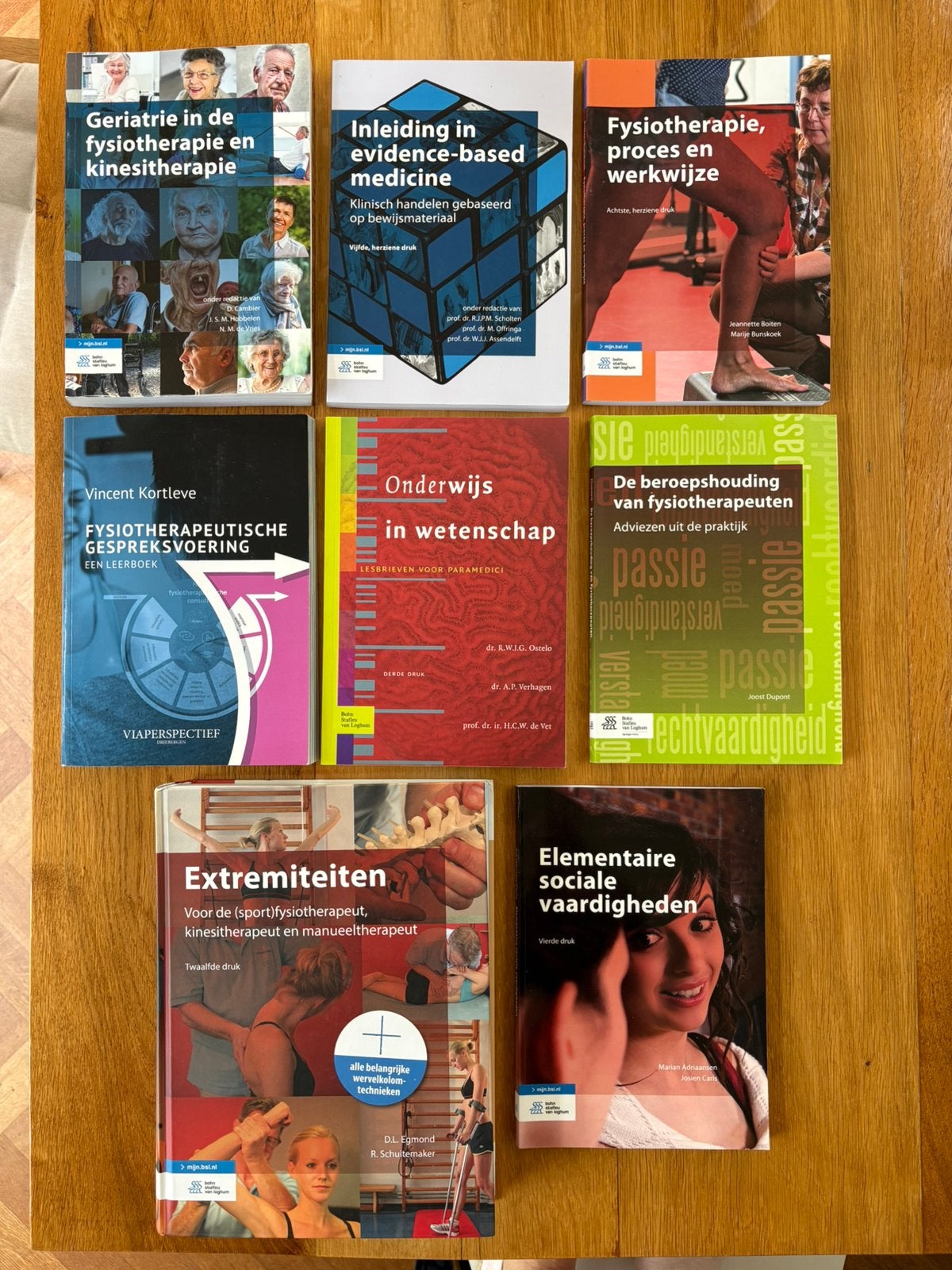 Studieboeken fysiotherapie Hogeschool Rotterdam 1e jaar, Ophalen of Verzenden, Beta, Zo goed als nieuw, HBO