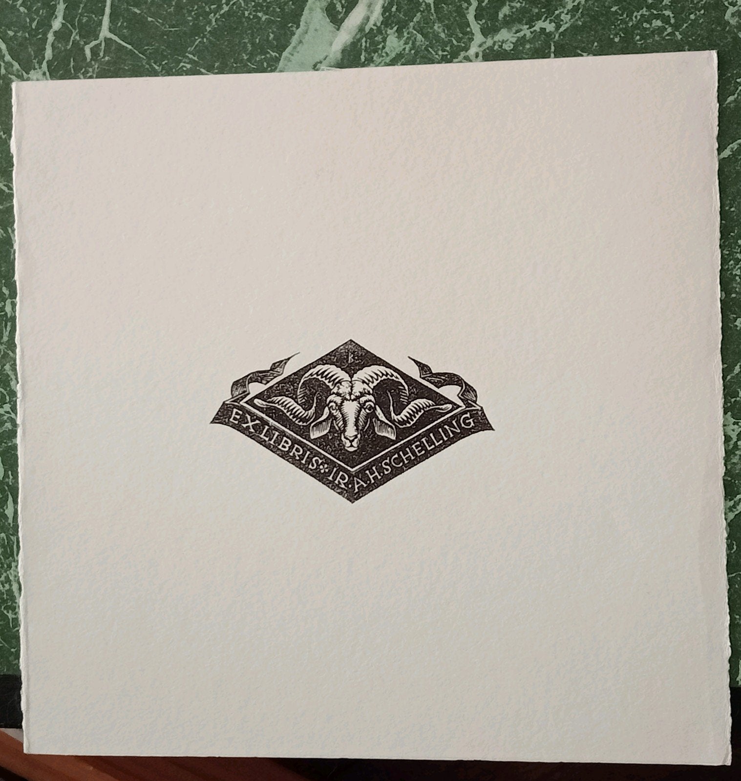 Ex Libris Ir.A.H.Schelling, Ophalen of Verzenden