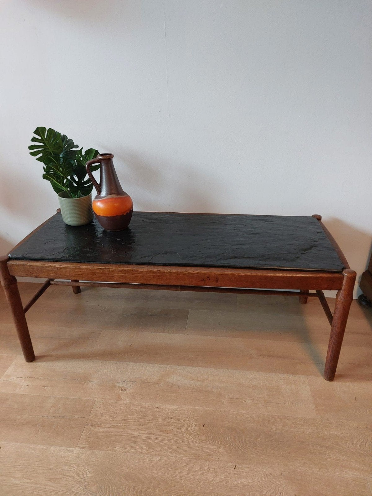Vintage Mid-Century Salontafel met Lei Blad, Ophalen, Huis en Inrichting