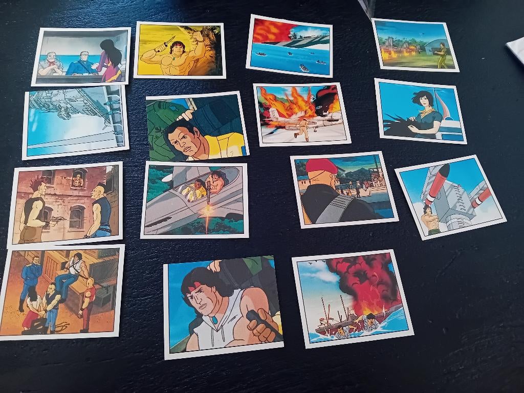 Zeldzame Panini Rambo stickers, Verzamelen, Ophalen of Verzenden, Zo goed als nieuw