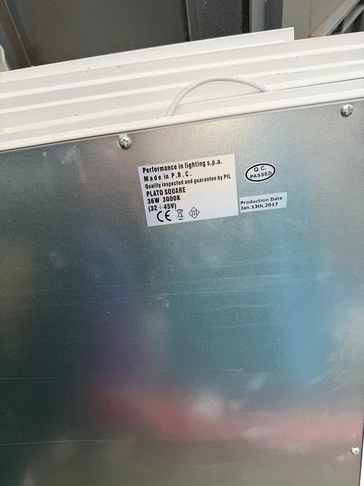 LED paneel 36W 4000K voor systeemplafond, Gebruikt, Modern, LED, Ophalen of Verzenden