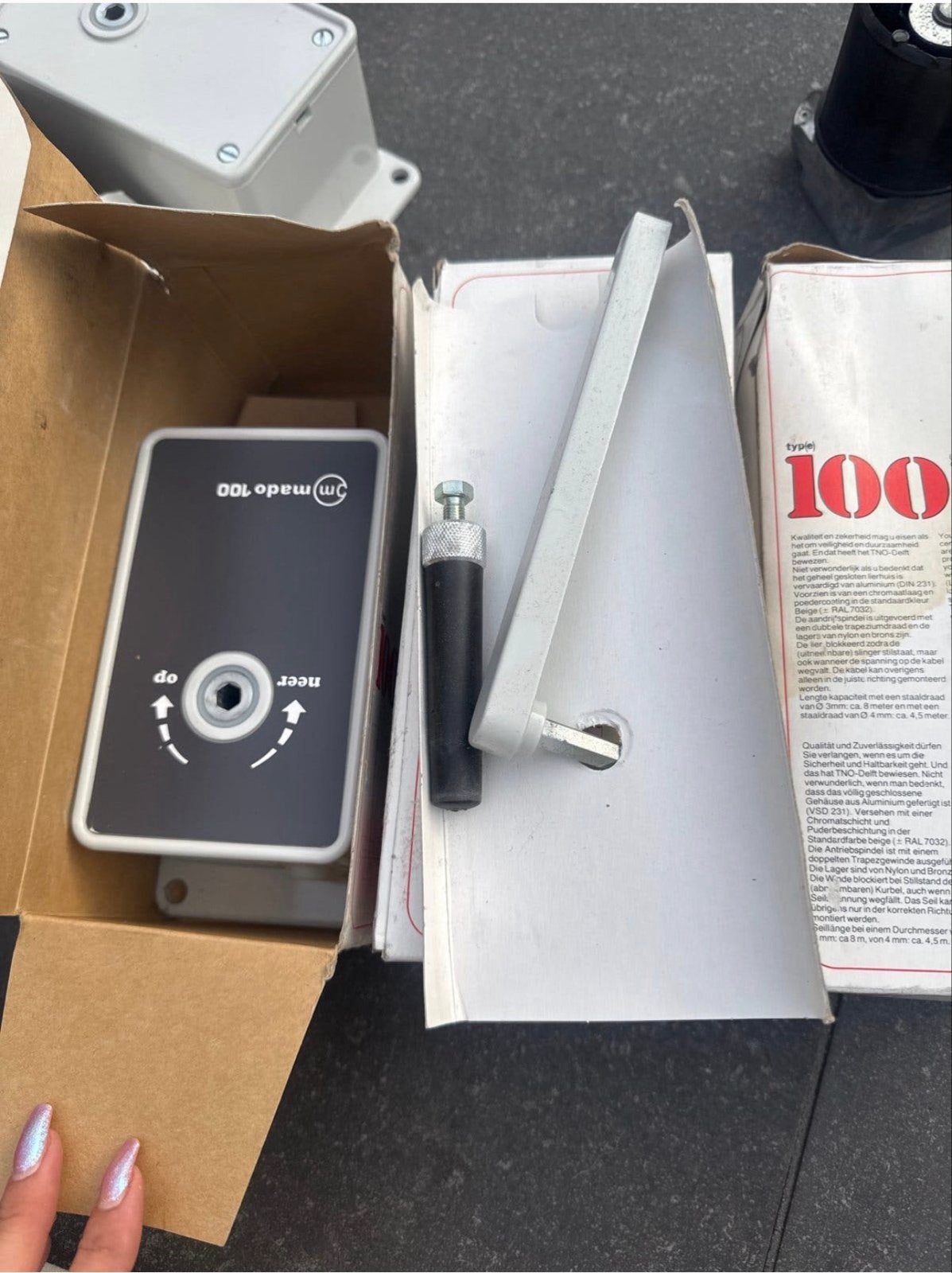 Draadlier voor zonnescherm  - ook los te koop, Ophalen, Nieuw